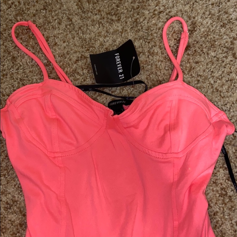 Forever 21 Neon Pink Body Suit. never worn!